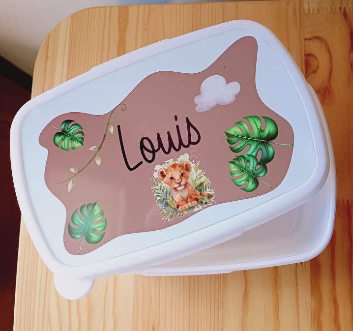 Boîte lunch blanche