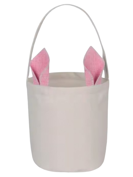 Panier pâques oreilles roses