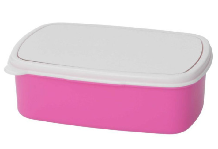 Lot de 12 boites lunch rose