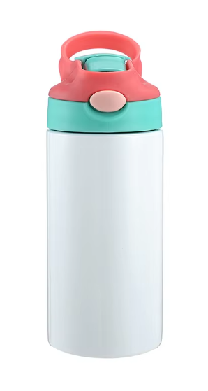 Gourde isotherme 350ml rose/vert
